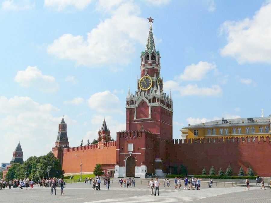 Красная площадь в Москве. 